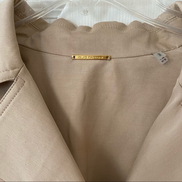 Elie Tahari Ari Belted Dress/Trench-coat, NWOT - Picture 8 of 11